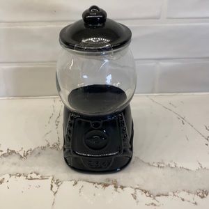 NWT‼️ Bullseye’s Playground Black Glass Gumball Machine